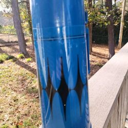 Thermos Aladdin Quart  With Mug Lid 80’s Blue & Black Vintage USA