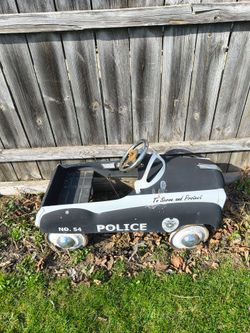 Classic 50s Police pedal car