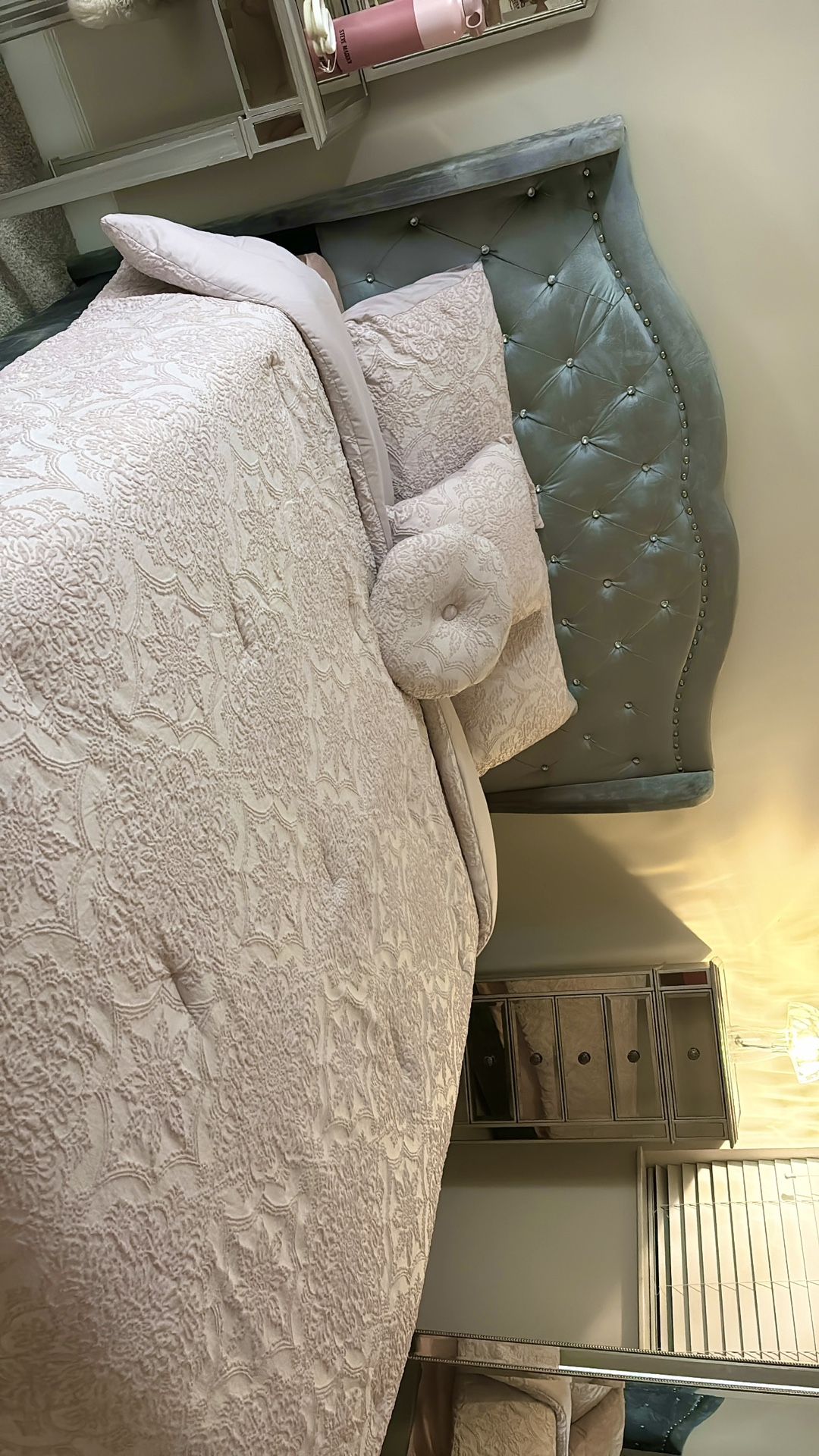 Queen Bed With Metal Box Spring 