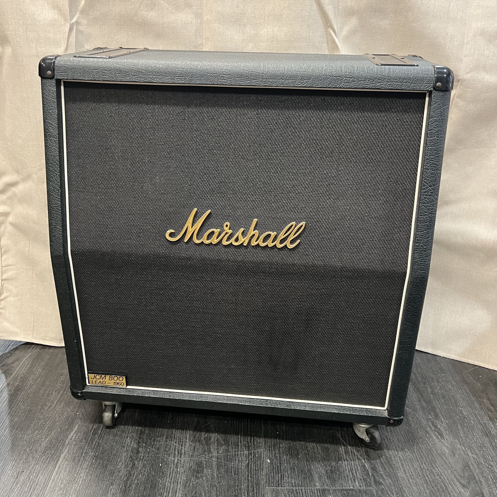 Vintage Marshall JCM 800 Lead 1960A 4x12 Angled Guitar Cabinet Speaker