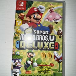 Super Mario Bros U Deluxe Nintendo Switch Game 