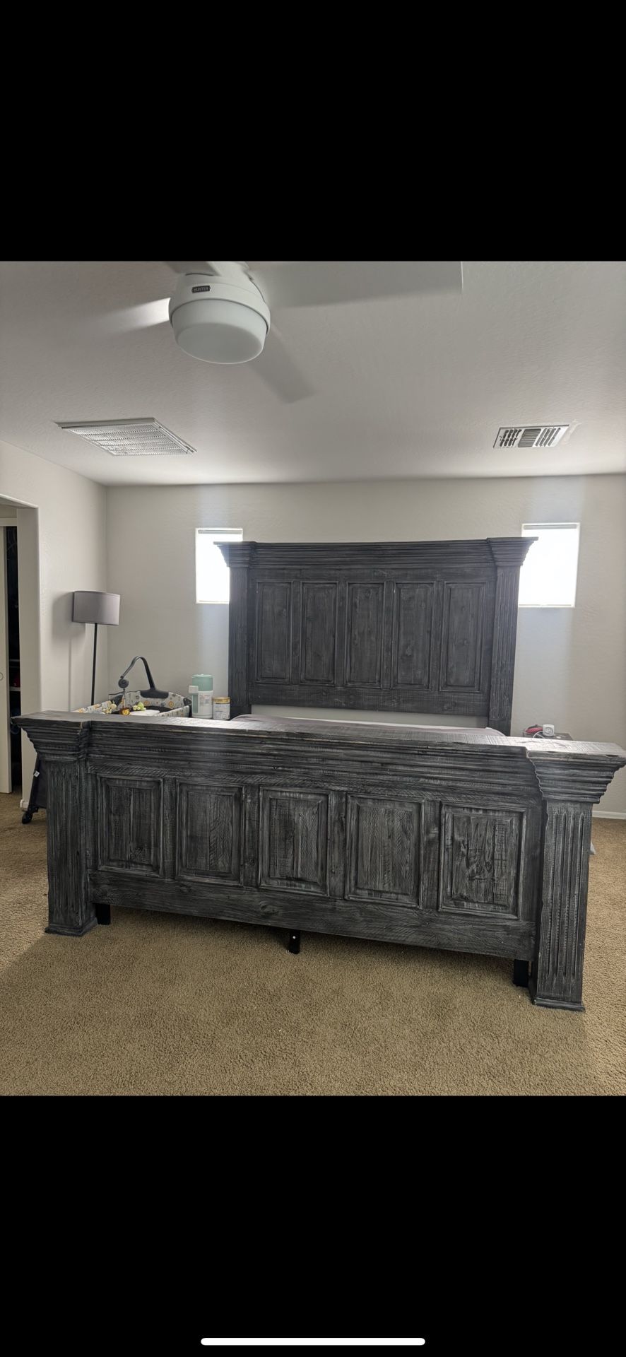 King Bed Frame And Drawers