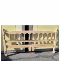 King  Bed Headboard All Wood 