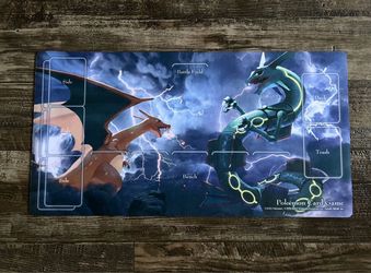 CHARIZARD VS RAYQUAZA RUBBER PLAYMAT Pokemon center Japan
