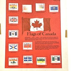 Postal Commemorative Flags Of Canada