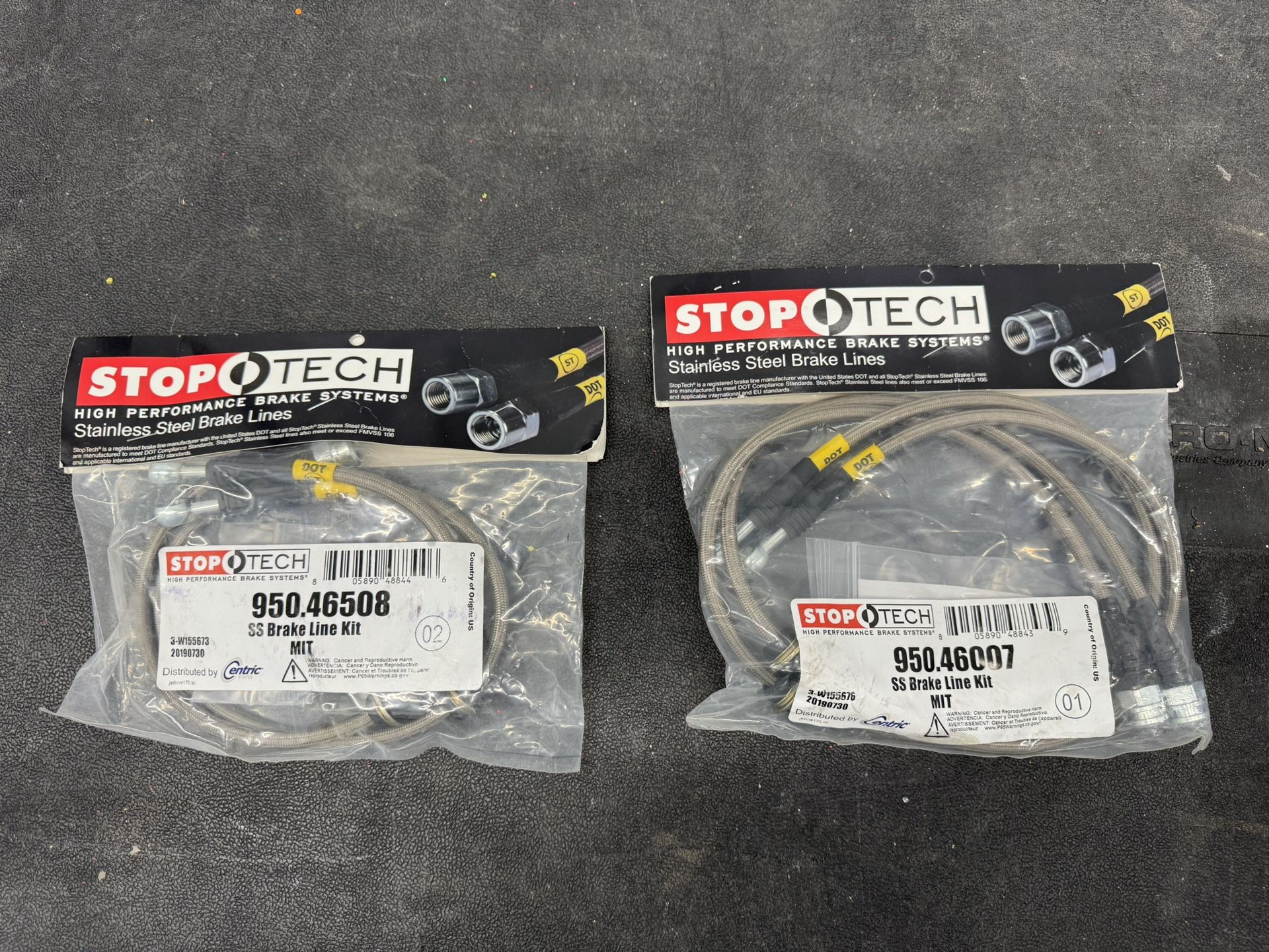 STOPTECH STAINLESS STEEL BRAKE LINES FRONT & BACK FOR EVO X $130