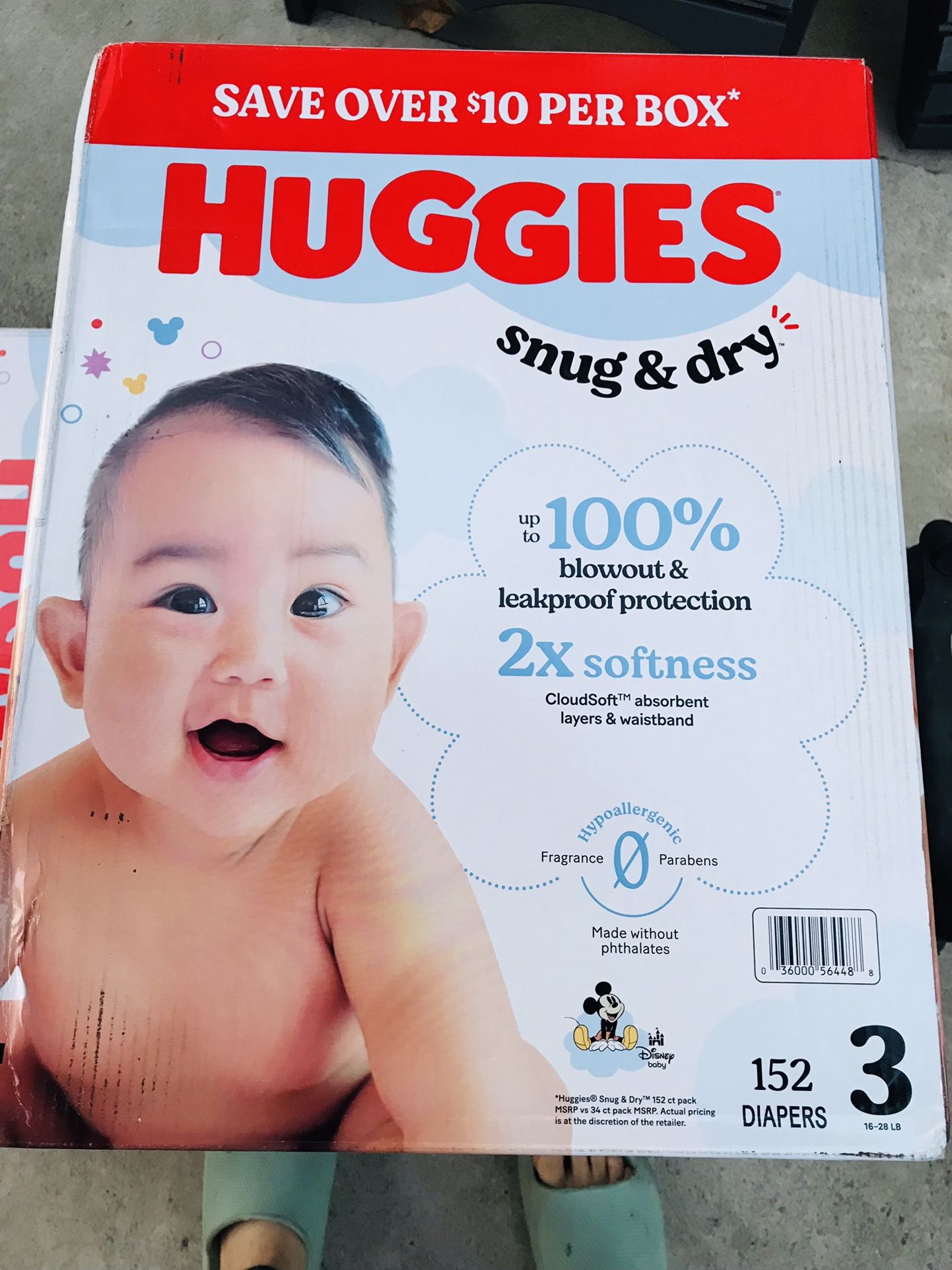Huggies Snug Dry Size 3/152 Diapers