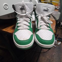 Green Pumas Size 6.5