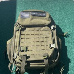 Large Army Green Backpack