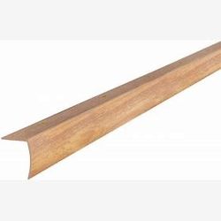 MetalDecor 1.125 in. x 36 in. Aluminum Oak Stair Edging
