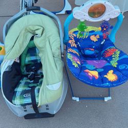 Baby Car Seat And Swing 