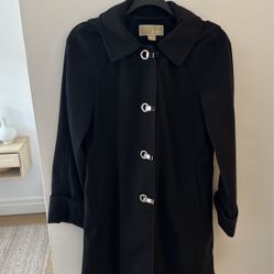 Black Michael Kors Rain Jacket 