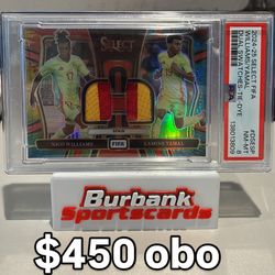 Lamne Yamal Nico Williams Dual Patch /25 Tie-Dye PSA 8