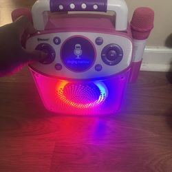 Kids portable Bluetooth speaker and microphone