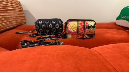 (2) Vera Bradley clutch wallet wristlet
