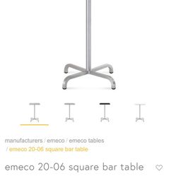 Emeco Bar Stool And Table 