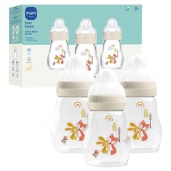 MAM Glass Bottles! 6 Oz. 3 Pack! Brand New!