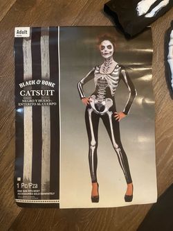 Skeleton Catsuit Costume