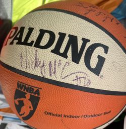 Autographed Sparks Game Ball
