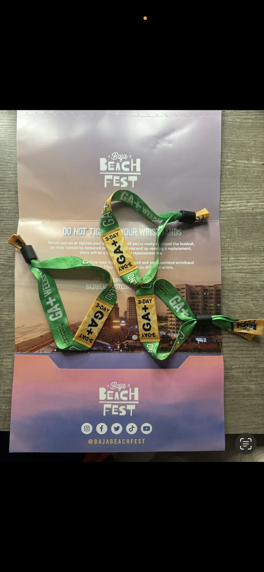 Baja Beach Tickets 