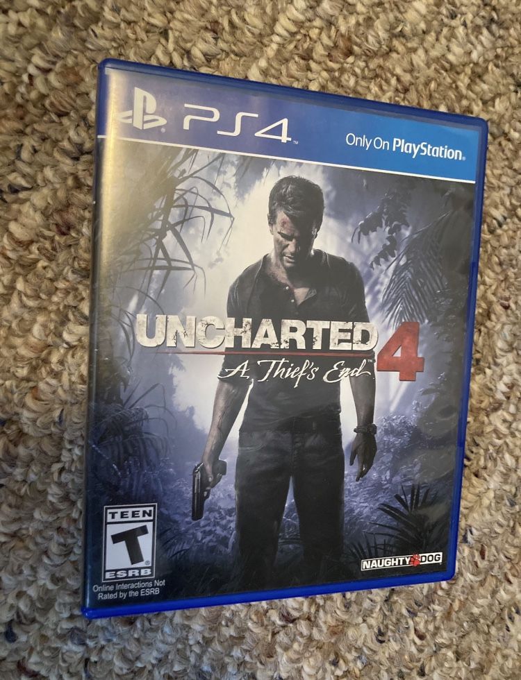 PS4 UNCHARTED 4 EXCELLENT CONDITION IN ORIGINAL CASE.