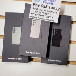 SAMSUNG GALAXY S23 ULTRA 256GB UNLOCKED.   FREE SMARTWACH/ HEADPHONES. PAY $1 TODAY  REST IN  PAYMENTS.  NO  CREDIT NEEDED FINANCING       