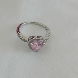 Pink Heart Ring
