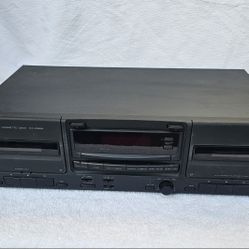 KENWOOD KX-W894 DUAL Cassette Deck. Tested