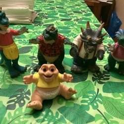Disney 90s TV Show Dinosaurs Figures  Sinclair collab W Jim Henson 