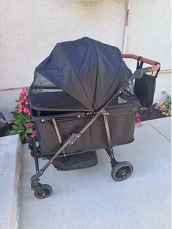 Large Dog CAT PET Stroller, CANOPY  Wagon - fits 66lbs pet, deep stroller for large pets. Brand New.