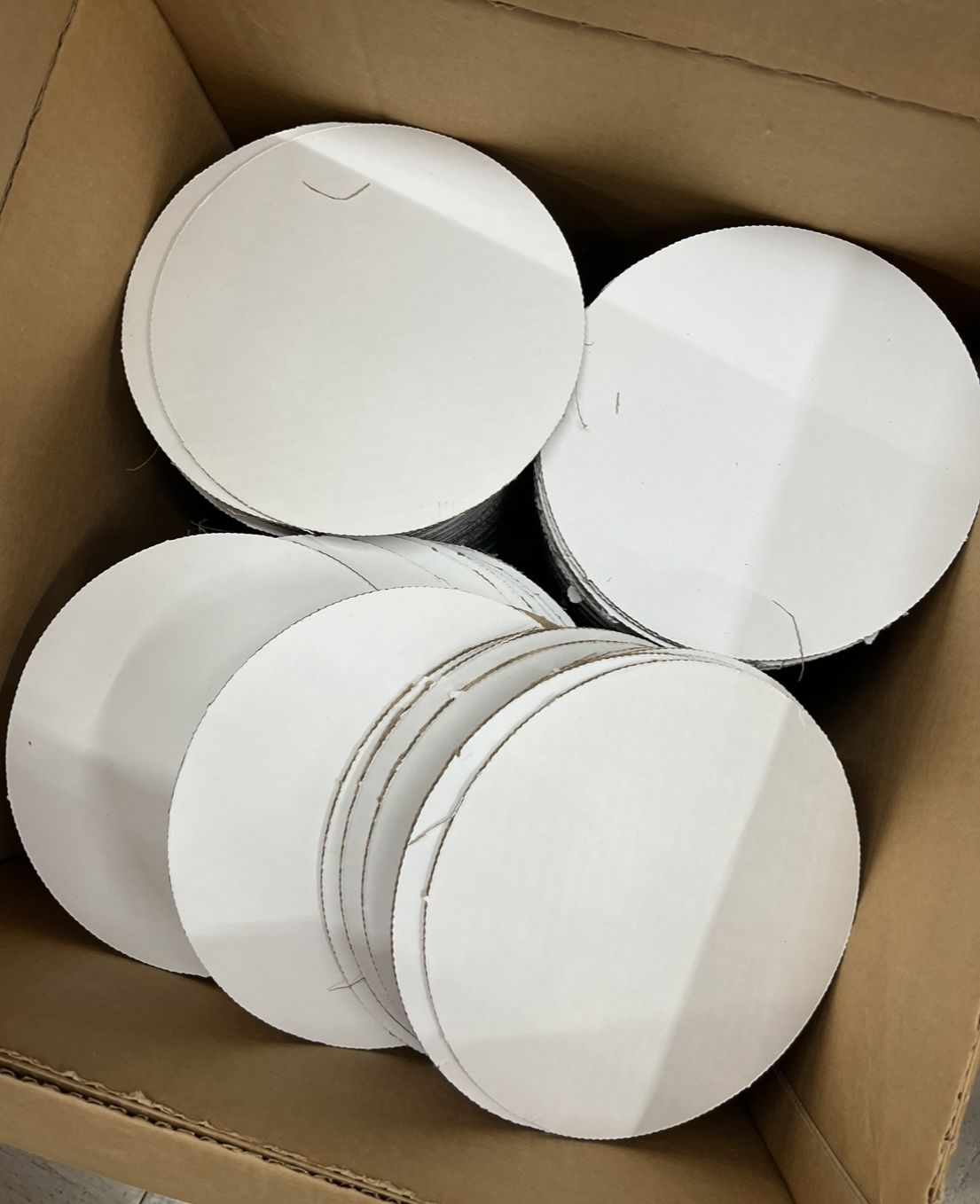 Large Box Of Cake Circles