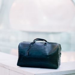 Premium Croc Duffle Bag – Fits Shoes & Clothes – Stylish Travel Bag 