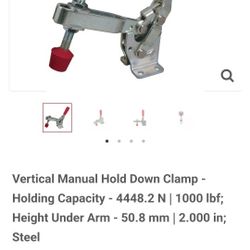 Vertical Manual Hold Down Clamp
