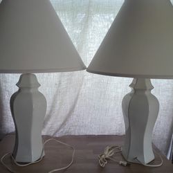 Set Of Really Pretty Lamps