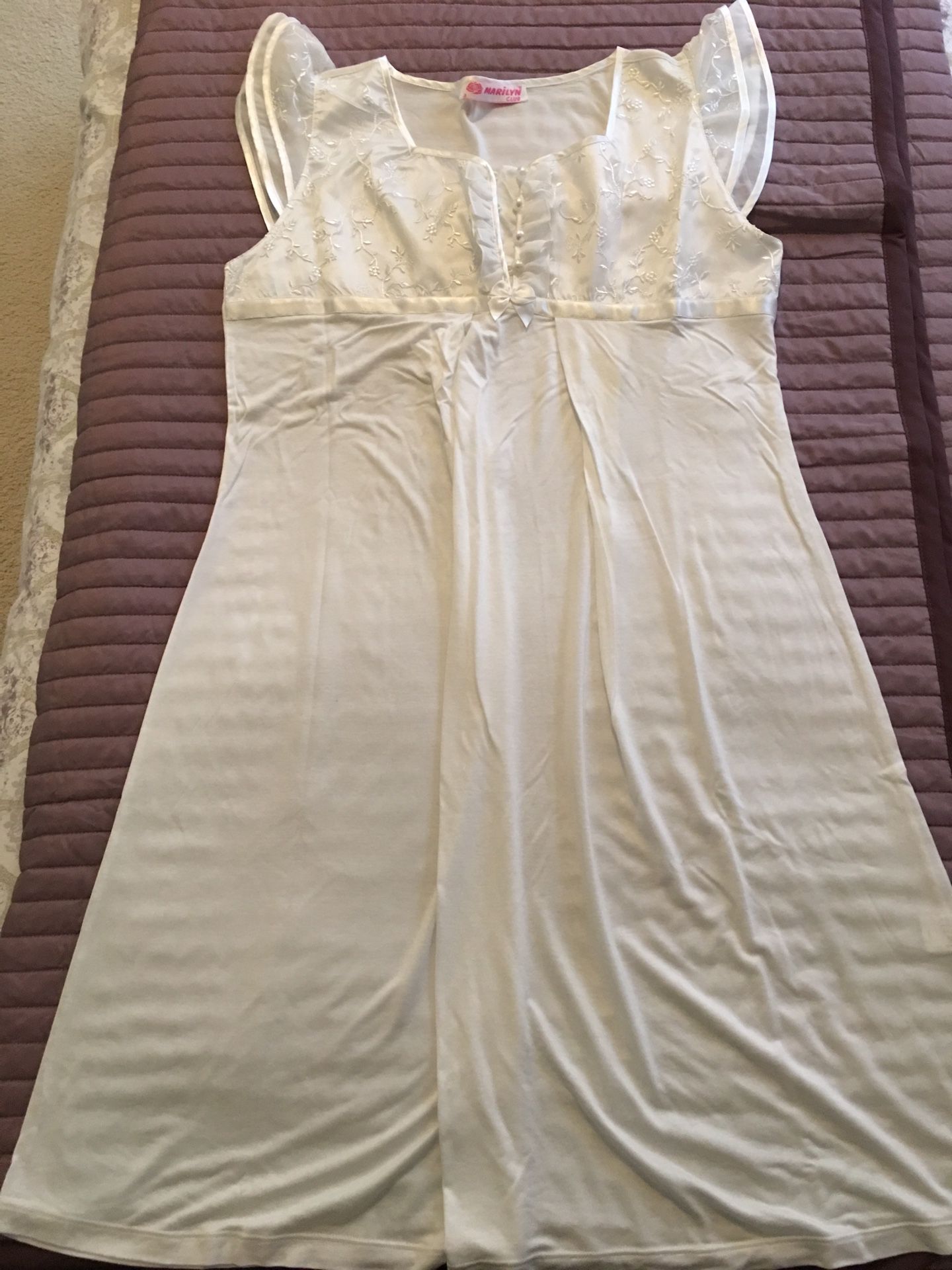 Maternity and Postpartum Nightgown Size 8-10