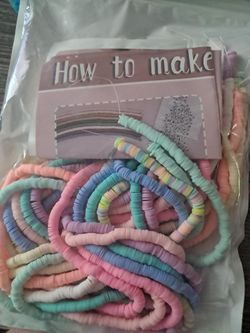 Colorful clay beads