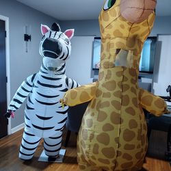Jungle animals inflatable costume birthday party