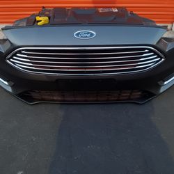 2015-2018 Ford Focus Complete Front Bumper With Grill And Emblem And Fog Lights With Accessories OEM. 
