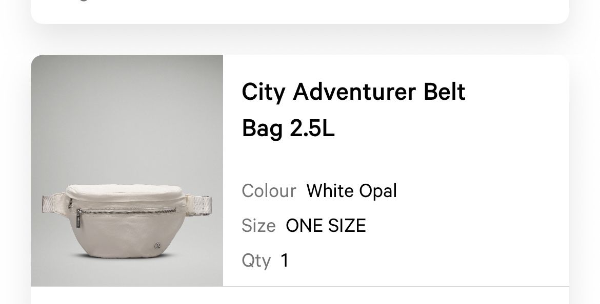 Lululemon City Adventure Belt Bag 