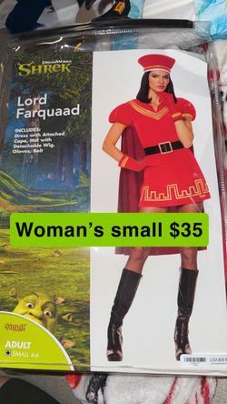 DreamWorks Shrek Lord Farquaad Costume Women's Small