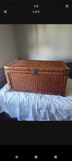 Vintage Chinoiserie Trunk