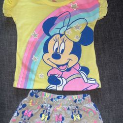 Minnie mouse 2pc Set 24 M