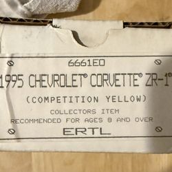 1995 Corvette ZR-1  Competition Yellow Hardtop  1/25 AMT ERTL Model  Toy Dealer Promo