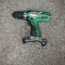 Hitachi Drill Driver Battery Not Included 