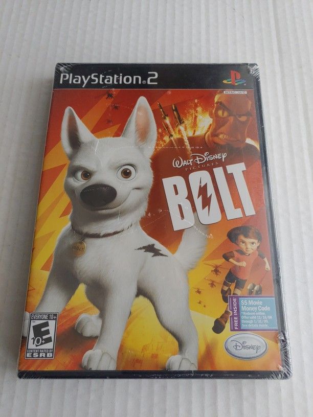 Bolt Walt Disney Video Game for PS2 PlayStation 2  New Sealed