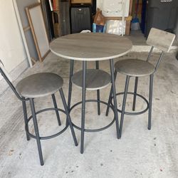 Table - Bar Table 2 Chairs