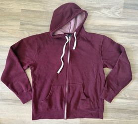 Maroon zip up