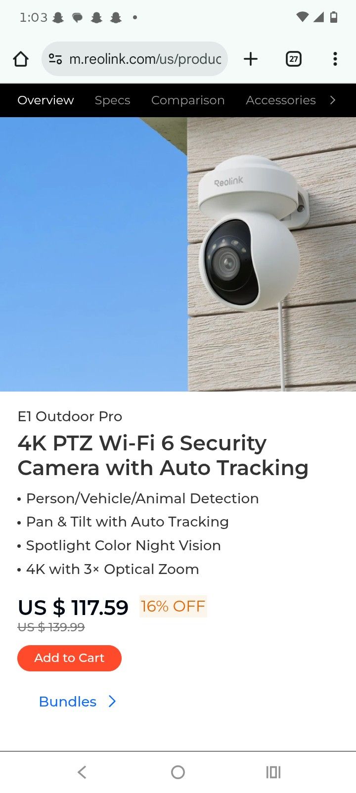 Reolink E1 Outdoor PRO