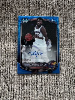 2025-26 Bowman Chrome U Blue Mojo Auto /150 Darryn Peterson #CPA-DP