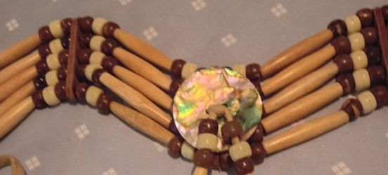 Abalone shell necklace